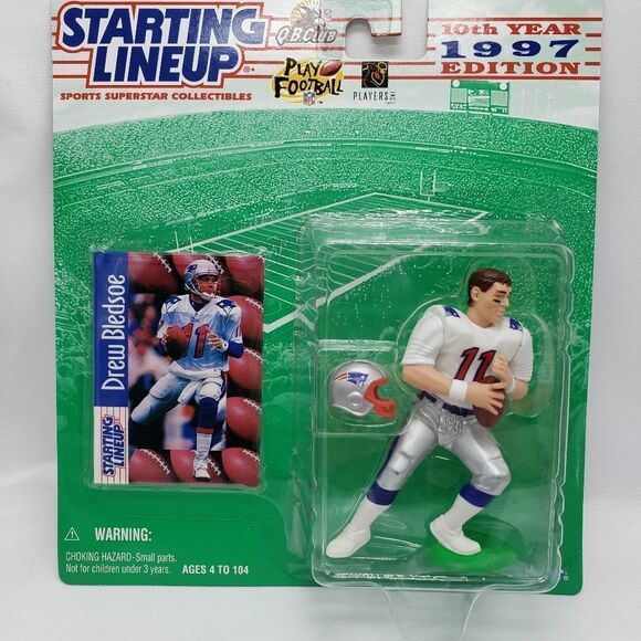💙NIB Vintage Drew Bledsoe Starting Lineup - Picture 1 of 2
